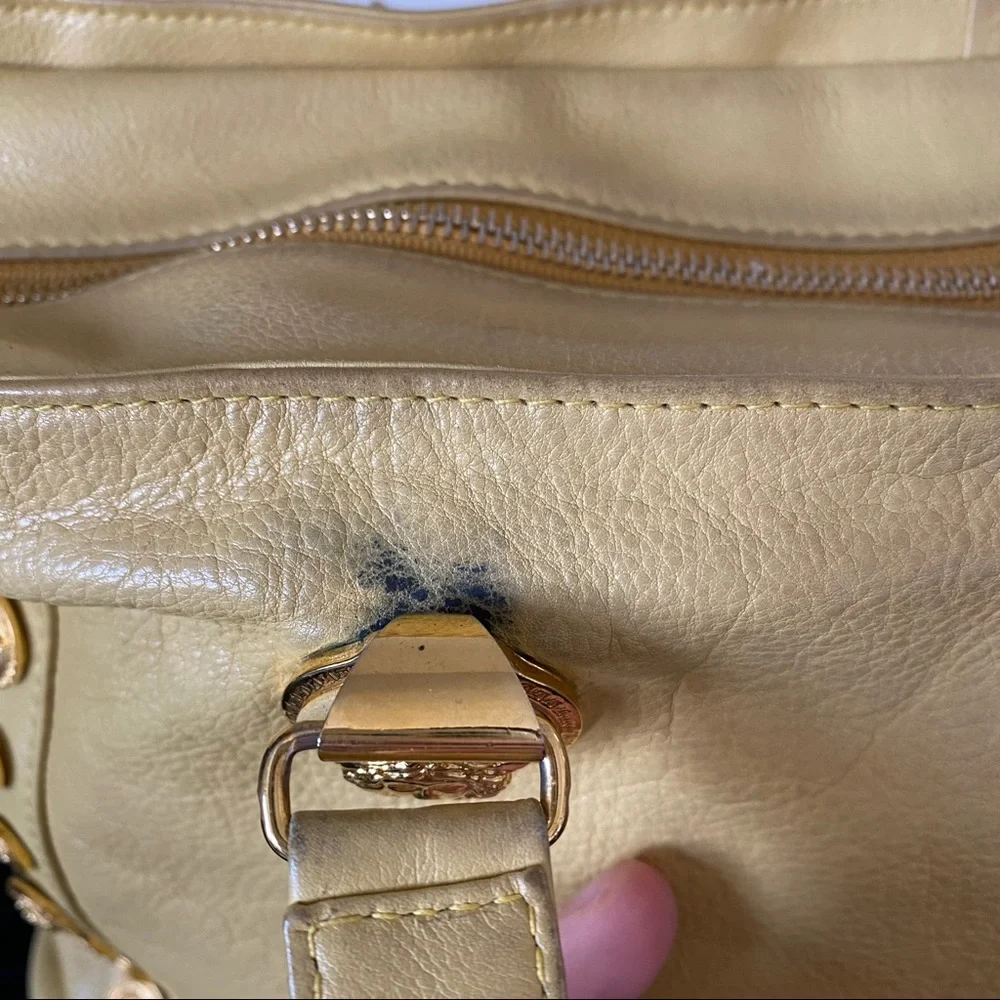 Gianni Versace Vintage Leather Medusa Tote - Picture 8 of 11